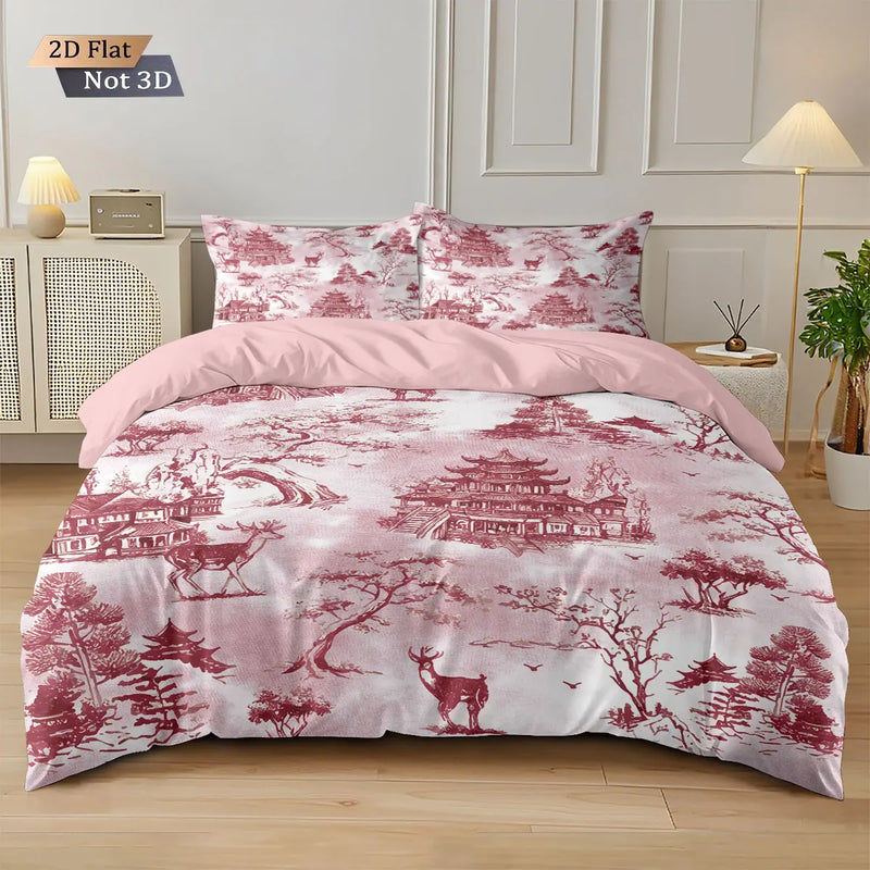 Edredom estampada 03 pçs