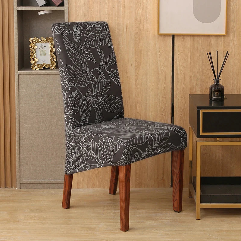 Capa de cadeira estampada floral strecht