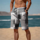 Shorts Masculino Estampado de Secagem Rápida
