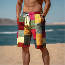 Shorts Masculino Estampado de Secagem Rápida