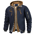 Jaqueta Bomber Masculina Quente para Outono/Inverno, Corta-Vento Grosso para Uso Externo