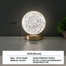 Luminária 3D Touch Control Night Light — Presente Perfeito para o Dia dos Namorados