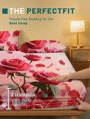 Lençol de cama floral 1pç (sem fronha)