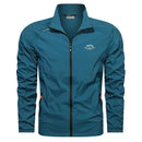 Jaqueta corta-vento masculina, proteção solar UV, respirável, ultraleve