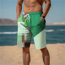Shorts Masculino Estampado de Secagem Rápida