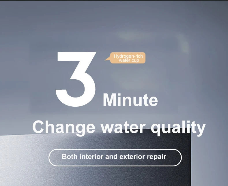 Garrafa geradora de água de hidrogênio portátil. 450 ML