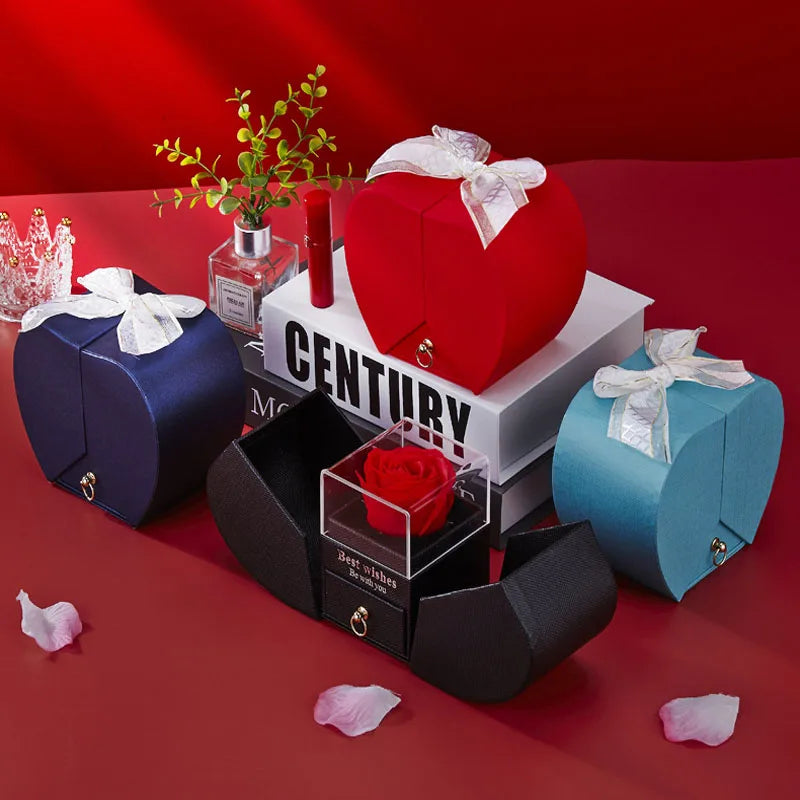 Caixa decorativa com/sem jóia. Um presente ideal para o amor.