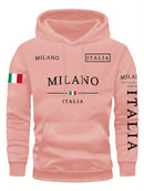 Conjunto Moletom Italia Milano | Moletom Unissex Casual Inverno