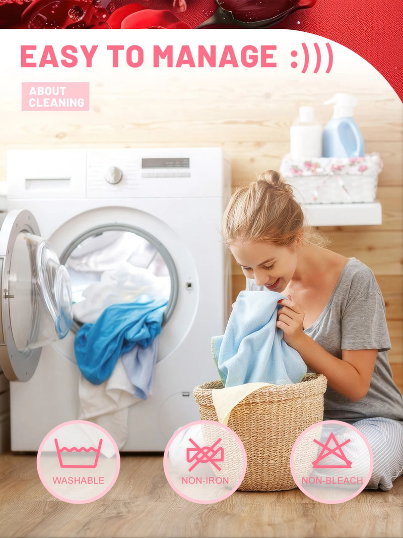 Lençol estampado Red Rose 1 pç (fronha não inclusa)