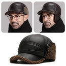Boné Masculino de Inverno Forrado com Protetor de Orelhas