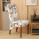 Capa de cadeira estampada floral strecht