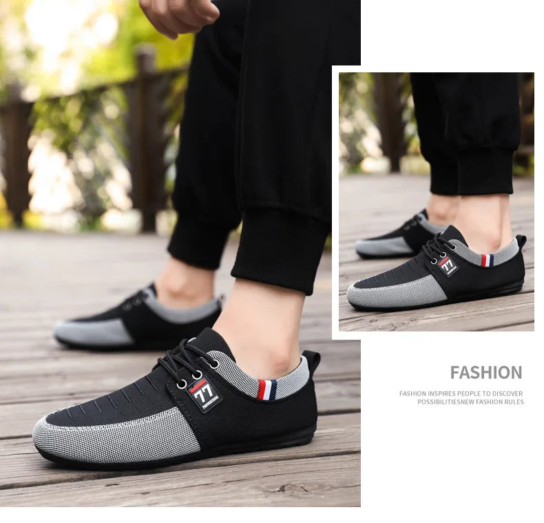 Sapatênis masculino KOZOK ,de material respirável casual