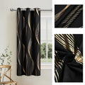 100% Blackout Curtains Luxury Marble Curtain