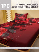 Lençol estampado Red Rose 1 pç (fronha não inclusa)