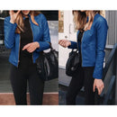 Jaqueta de couro feminina