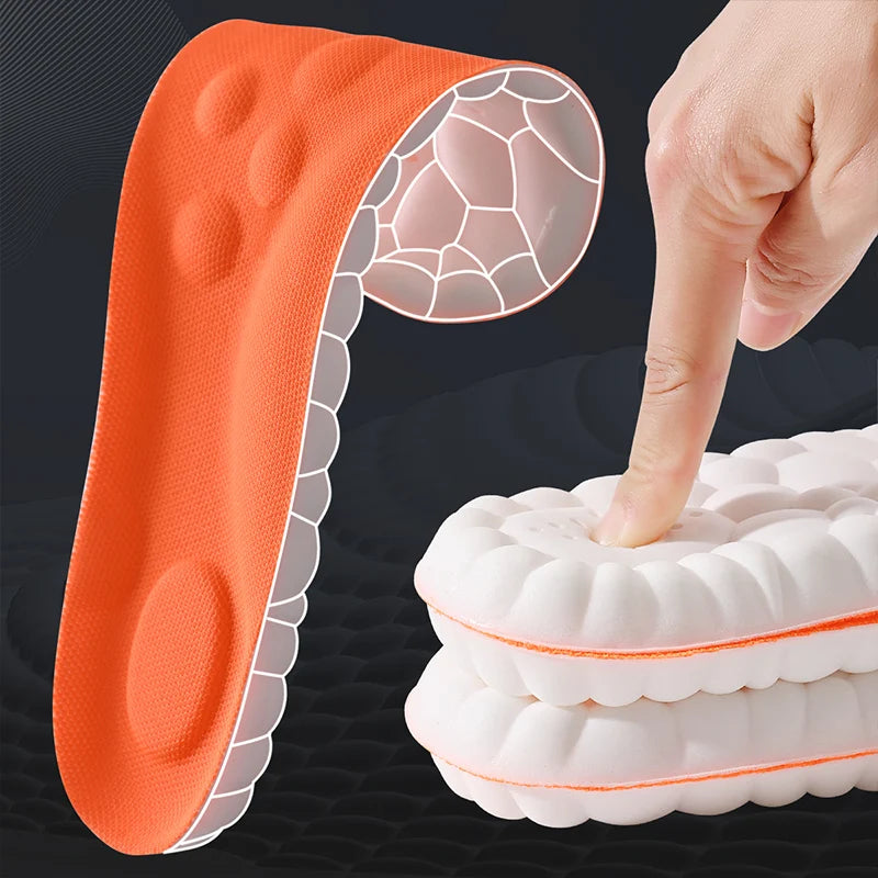 Palmilha de látex super macia. Conforto para seus pés 1/2/4 e 8 pares