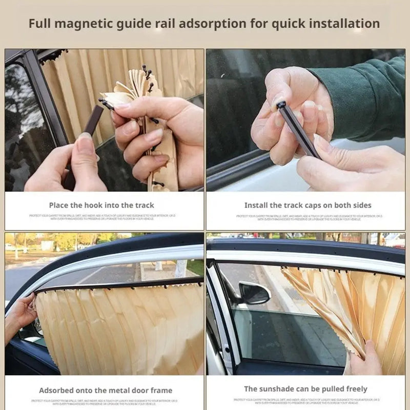 Cortina magnética universal para carros