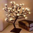 Lâmpadas árvore de rosa LED, home decor