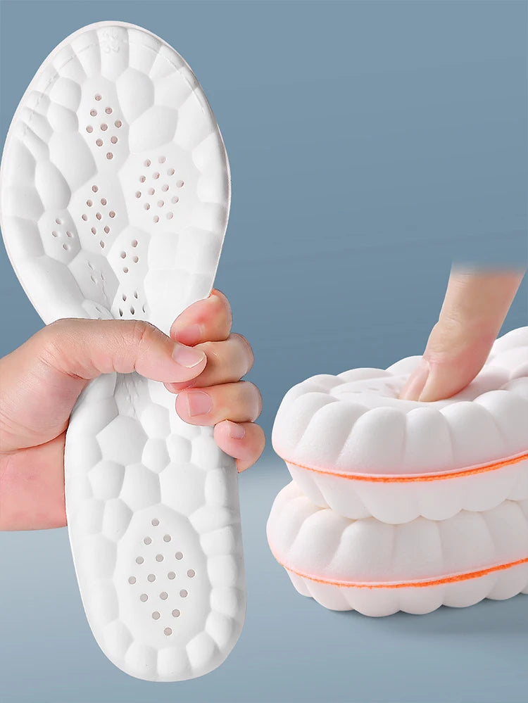 Palmilha de látex super macia. Conforto para seus pés 1/2/4 e 8 pares