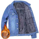 Jaqueta jeans masculinacom forro Fleece |Outono-Inverno|