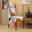 Capa de cadeira estampada floral strecht