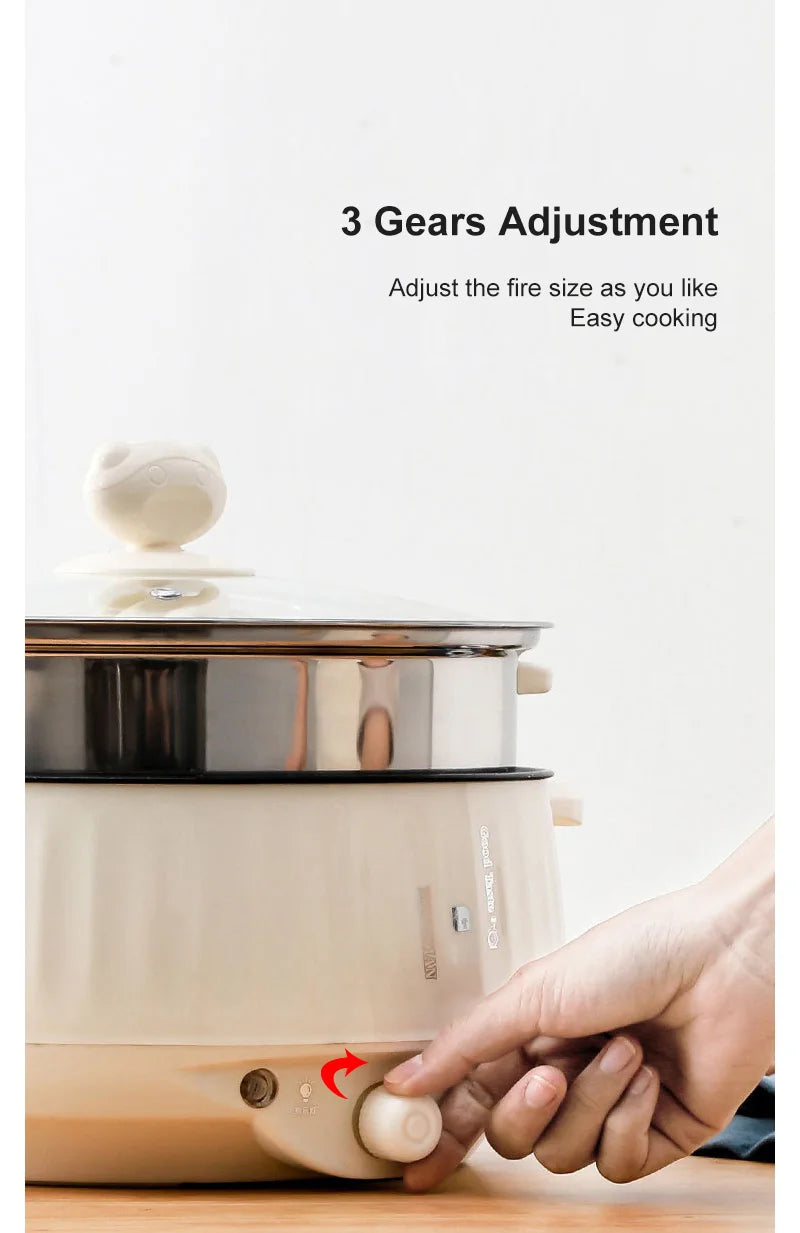 Panela elétrica multifuncional Elétric Cooker 1.7L/2.7L/3.2L